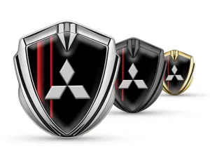 Mitsubishi 3D Emblema Insignia Firme Chic Diseño